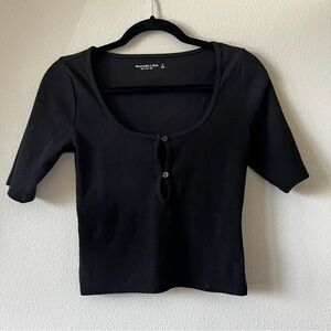 abercrombie & fitch soft a&f rib top